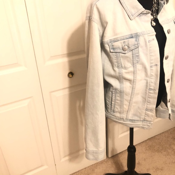 Old Navy Womens Jean Jacket Xxl Light 